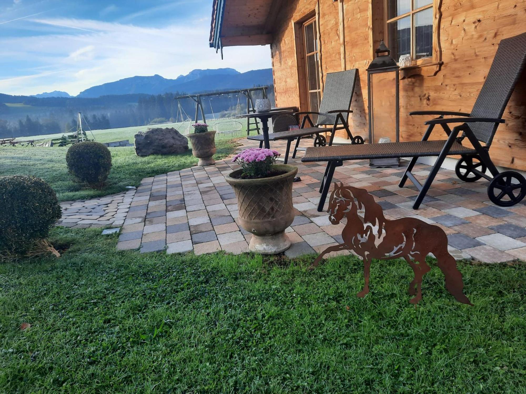 Ferienwohnung Am Wirtshof Siegsdorf Esterno foto